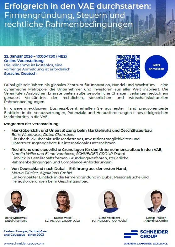 Erfolgreich in den VAE durchstarten