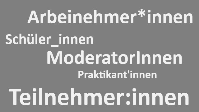 Schluss mit Gendersternchen und Co. - Bayern verbietet das Gendern