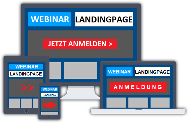 landingpage webinar button