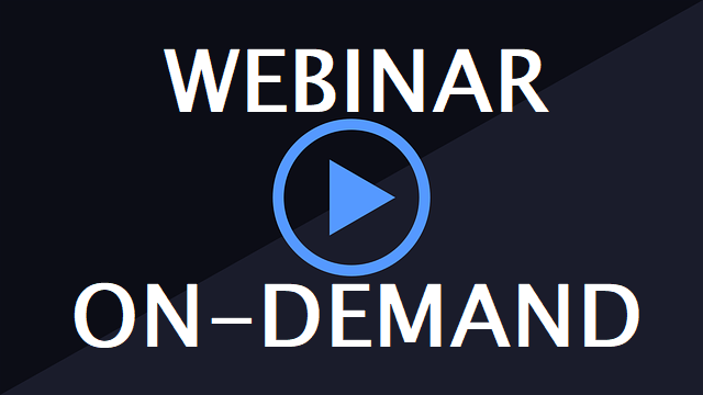 on demand webinar