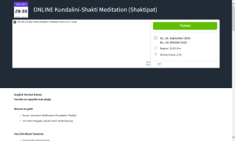 Online KundaliniShakti Meditation