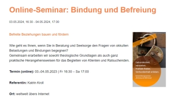 Online-Seminar: Bindung und Befreiung