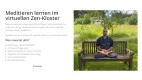 Meditieren lernen im virtuellen Zen-Kloster